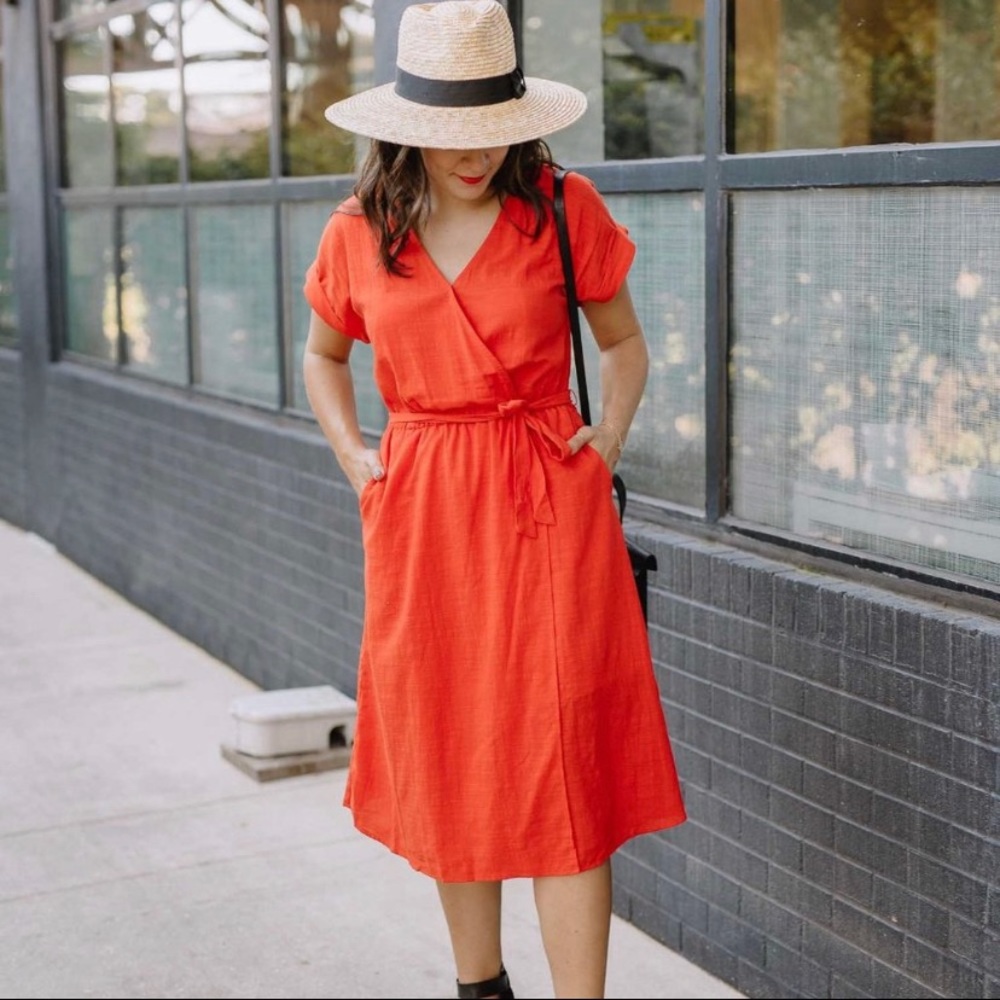 Universal Thread Wrap Midi Dress